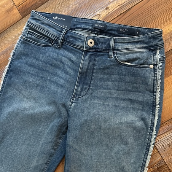 J. Jill denim high- rise cropped shore wash 4 - Picture 6 of 10